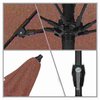 California Umbrella 9' Bronze Aluminum Market Patio Umbrella, Sunbrella Teak 194061337202